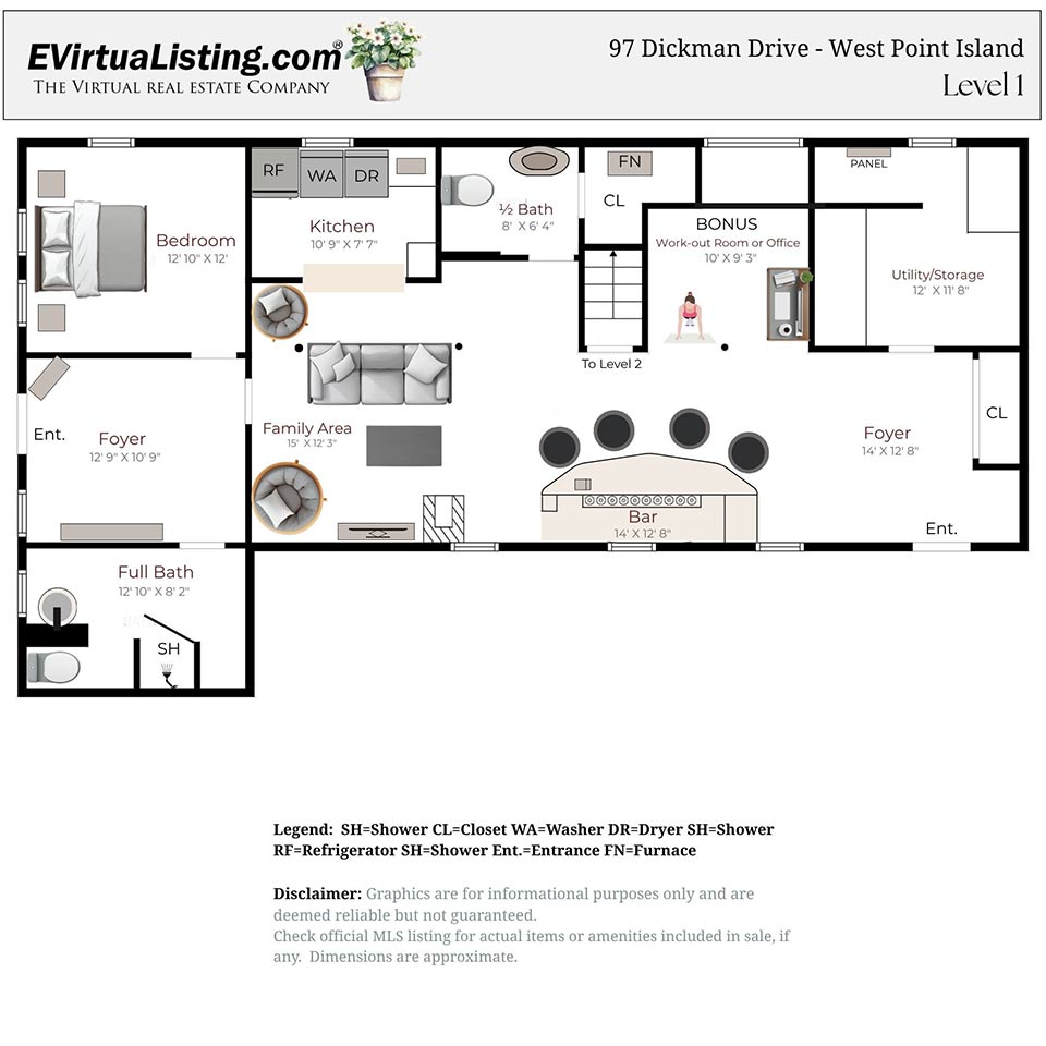 Floorplan Level 1